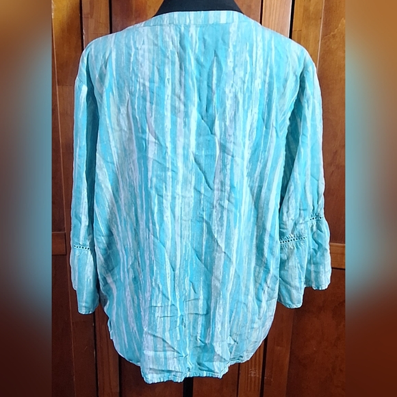 GLORIA VANDERBILT blouse Size L - Picture 4 of 5